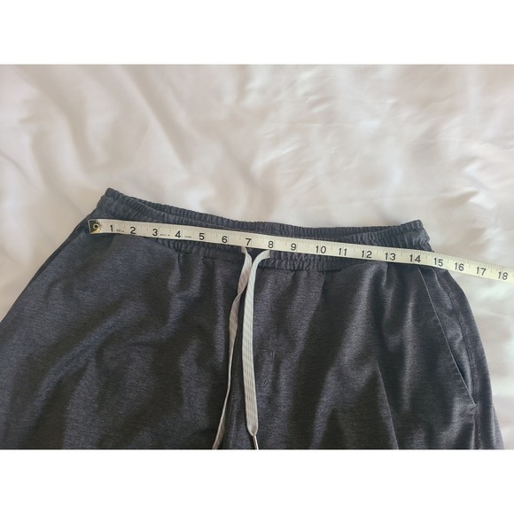Vuori Mens Sunday Performance Jogger Charcoal Heather Size Large Zip Pockets - Picture 13 of 16